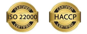 Сертифікати ISO 22000 та HACCP